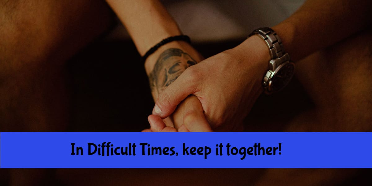hands holding each other
